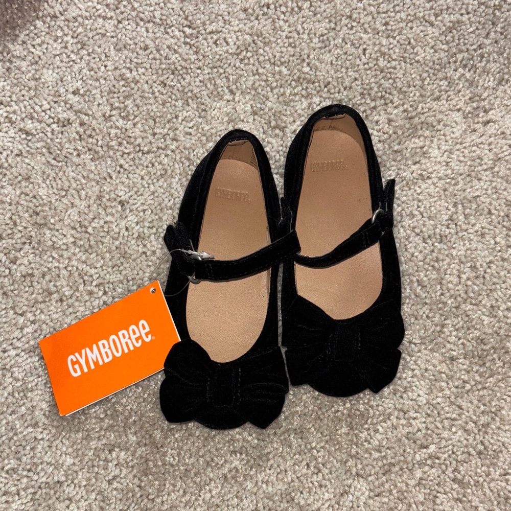 NWT Kids Black Dress Shoes